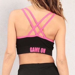 GAME ON push-up sports bra CLEARANCE